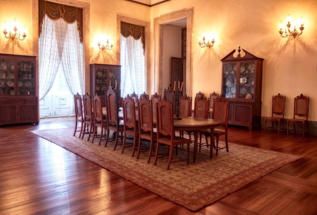 Sala de Jantar no Palácio Nacional de Mafra