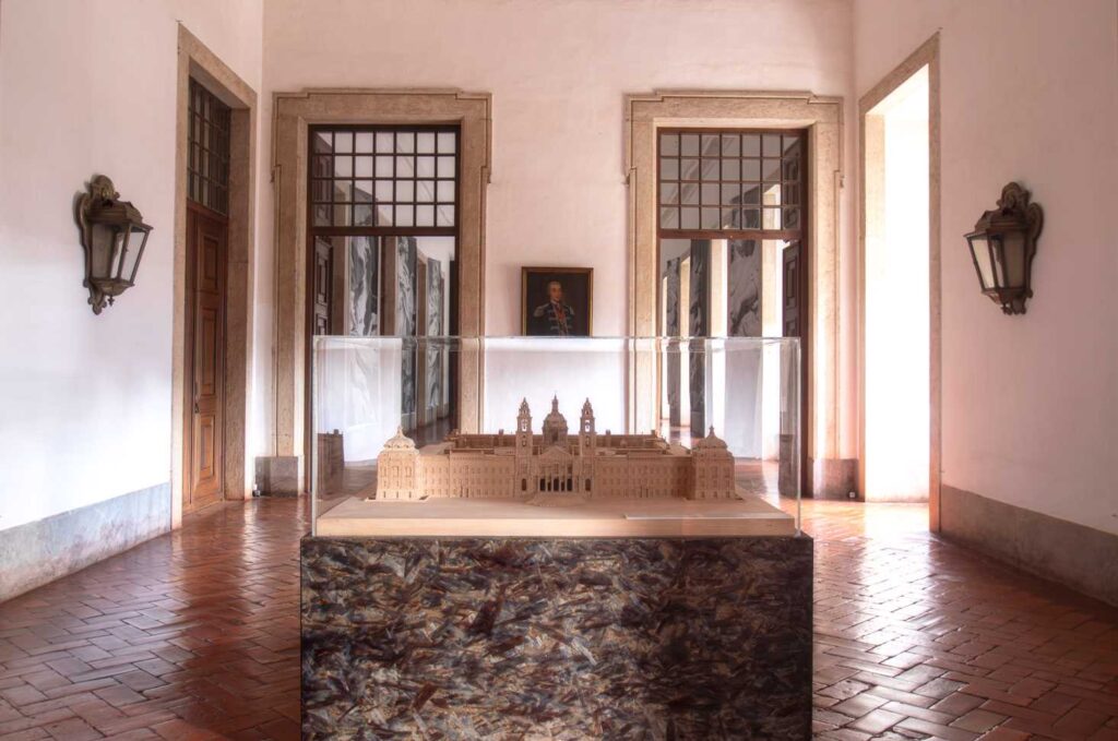 Sala da Maquete no Palácio Nacional de Mafra