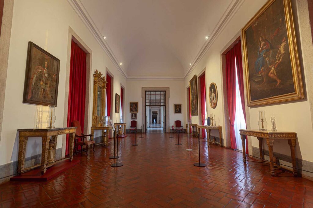 GRANDE-ENFILADE no palácio de mafra