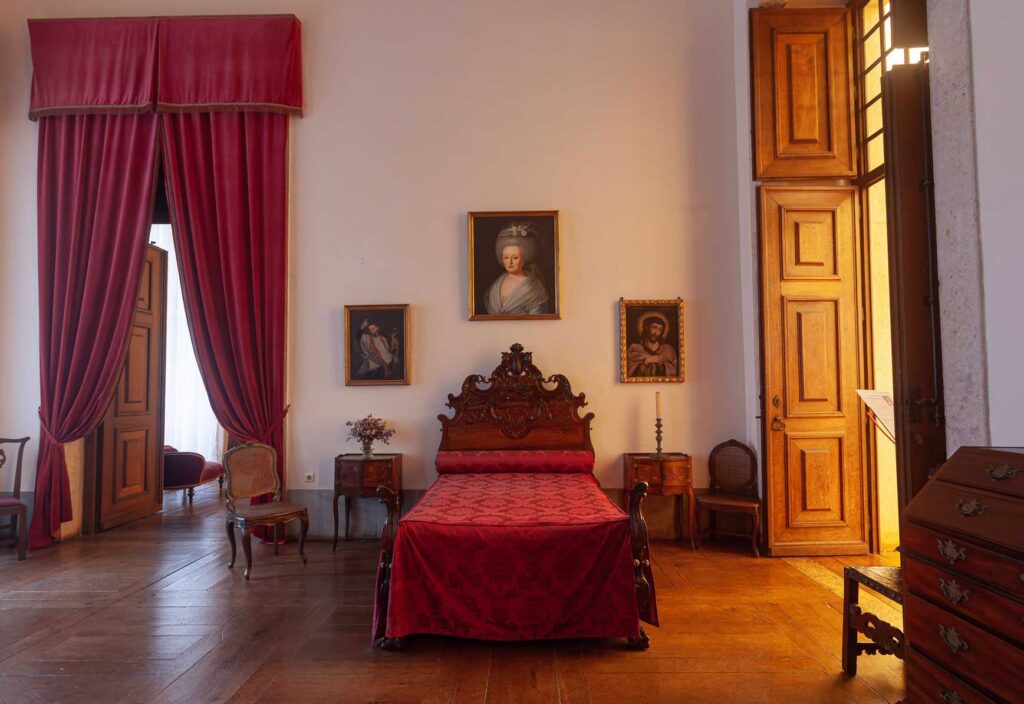 QUARTO da princessa maria benedita no palácio de mafra